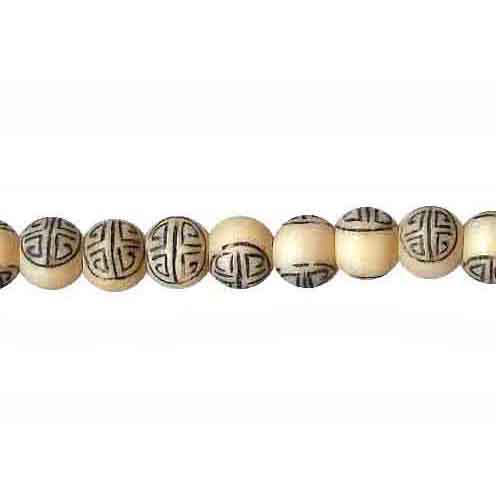BONE ROUND LONG LIFE 10MM